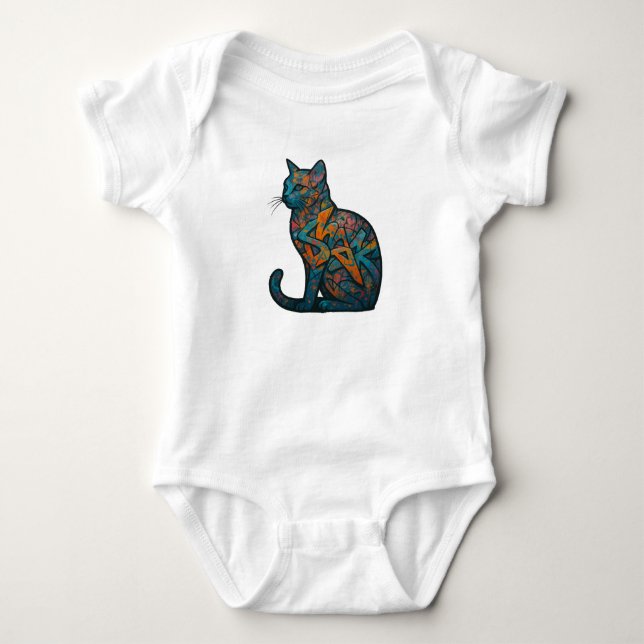 Body Para Bebé Feline Inferno (Anverso)