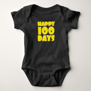 Body Para Bebé Feliz 100 días - Celebración de los 100 días de