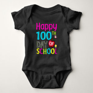 Body Para Bebé Feliz-100-días-de-clase