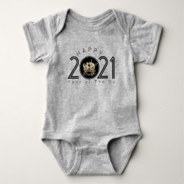 Body Para Bebé Feliz Año Nuevo Ox Chino 2021 Baby Bodysuit