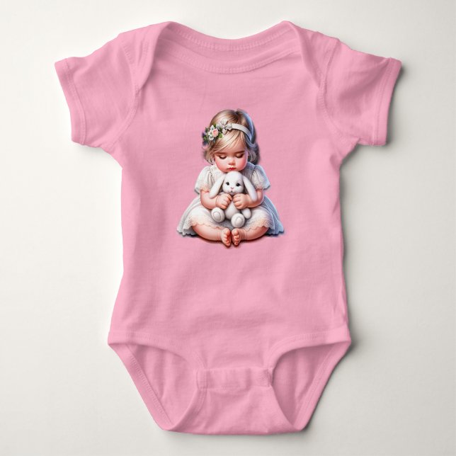 Body Para Bebé Feliz bebé de la noche (Anverso)