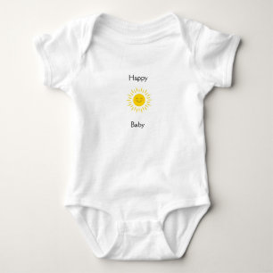 Body Para Bebé Feliz Bebé Sonriendo Sol Mono Pieza