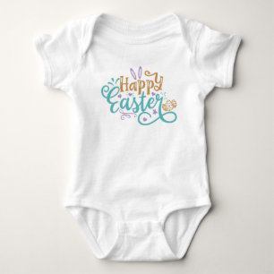 Body Para Bebé Feliz Bodysuit de Pascua