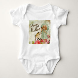 Body Para Bebé feliz chica de Pascua
