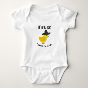 Body Para Bebé Feliz Cinco De Mayo Chick