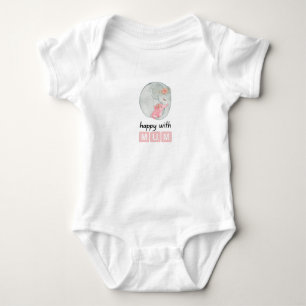 Body Para Bebé Feliz con diseño de bebé de Mamá