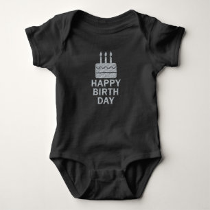 Body Para Bebé Feliz cumpleaños