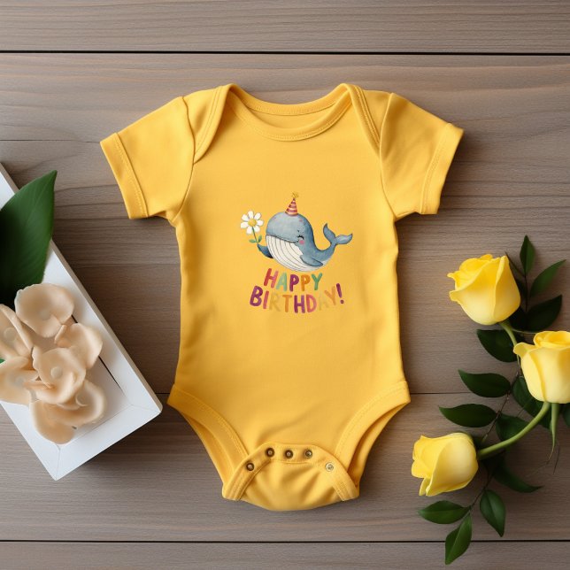 Body Para Bebé Feliz cumpleaños (Subido por el creador)