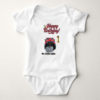 Body Para Bebé "Feliz cumpleaños, pequeño - Personalizado Baby Bo