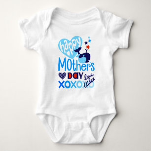 Body Para Bebé Feliz Día de la Madre Niños Camisas Infantiles Tra