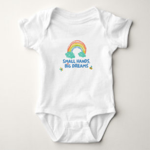 Body Para Bebé Feliz día de los niños Manos pequeñas, grandes sue