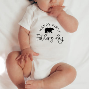 Body Para Bebé Feliz Día de los Primeros Padres, Bebé