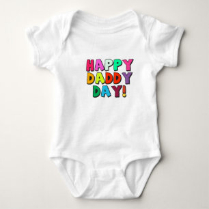 Body Para Bebé Feliz día de papá