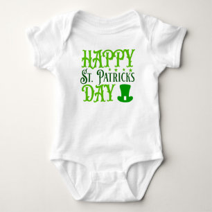 Body Para Bebé Feliz día de San Patricio