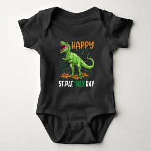 Body Para Bebé Feliz Día de St. Pat Trex