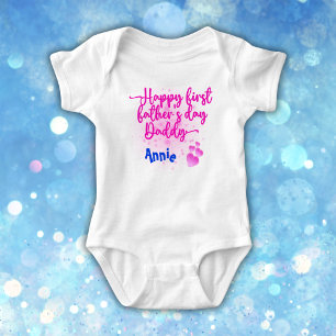 Body Para Bebé Feliz Día del Padre Papá  