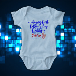 Body Para Bebé Feliz Día del Padre Papá |