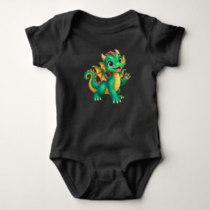 Body Para Bebé Feliz Dragón Bebé