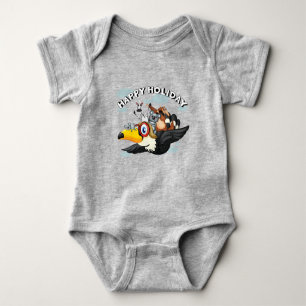 Body Para Bebé Feliz feriado   Baby Bodysuit
