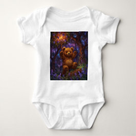 Body Para Bebé Feliz Forest Teddy Bear Art
