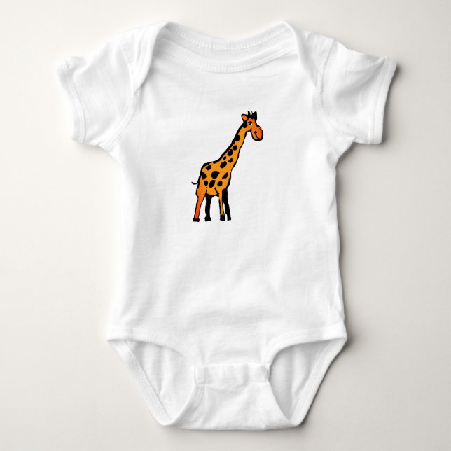 Body Para Bebé Feliz Giraffe (Anverso)