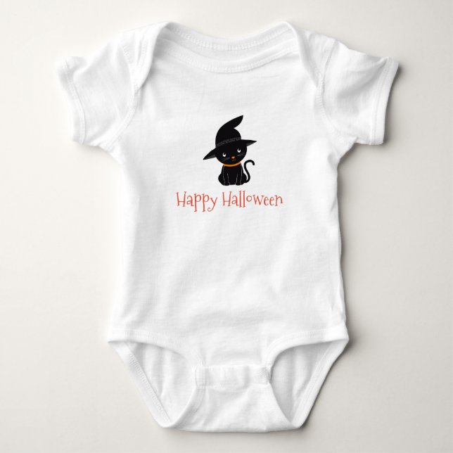 Body Para Bebé Feliz Halloween (Anverso)