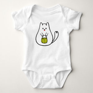 Body Para Bebé Feliz Kitty Baby Bodysuit