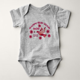 Body Para Bebé FELIZ MOM & DAD DE AÑO NUEVO, Baby Bodysuit