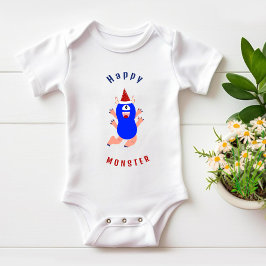 Body Para Bebé Feliz monstruo