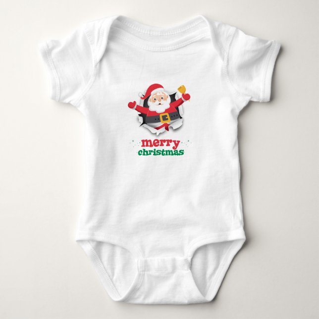 Body Para Bebé feliz navidad (Anverso)
