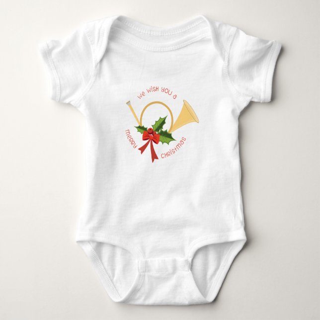 Body Para Bebé Feliz Navidad (Anverso)