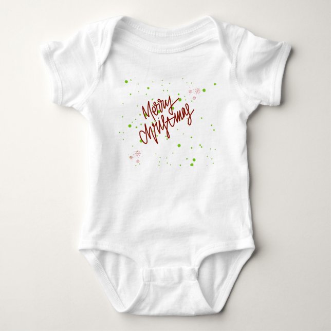 Body Para Bebé Feliz navidad  (Anverso)