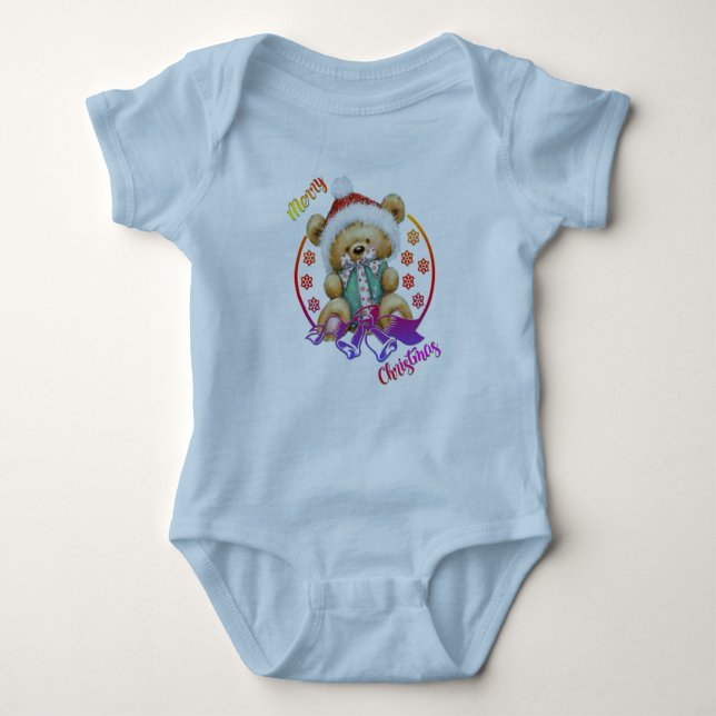 Body Para Bebé Feliz Navidad (Anverso)