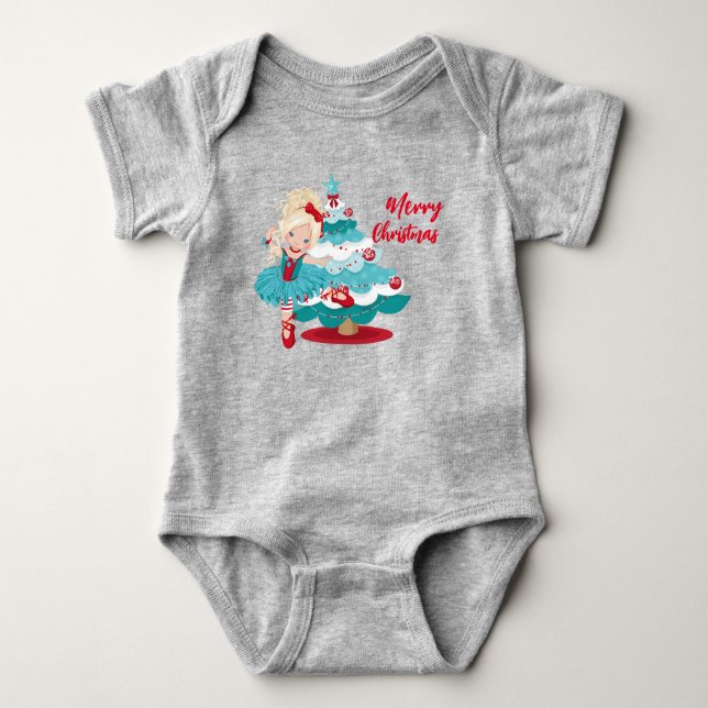 Body Para Bebé Feliz Navidad Baby Bodysuit (Anverso)