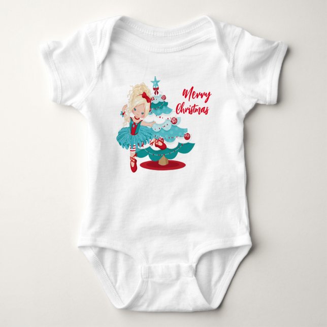 Body Para Bebé Feliz Navidad Baby Bodysuit (Anverso)