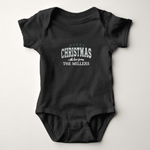 Body Para Bebé Feliz Navidad Fiesta Familiar Personalizada 2025