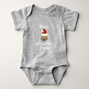 Body Para Bebé Feliz Navidad Goldendoodle Divertido Golden Doodle