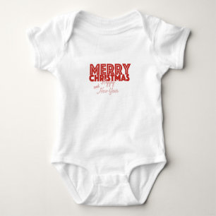 Body Para Bebé Feliz Navidad y Feliz Año Nuevo