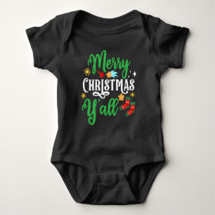 Body Para Bebé Feliz Navidad Y'all-85918