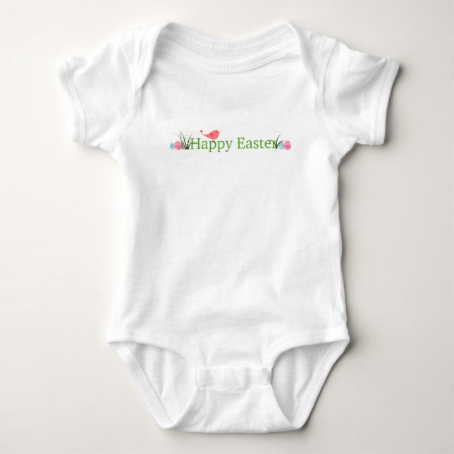 Body Para Bebé Feliz Pascua (Anverso)
