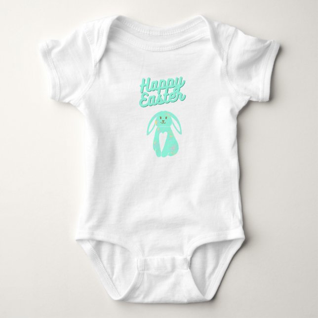 Body Para Bebé Feliz Pascua (Anverso)