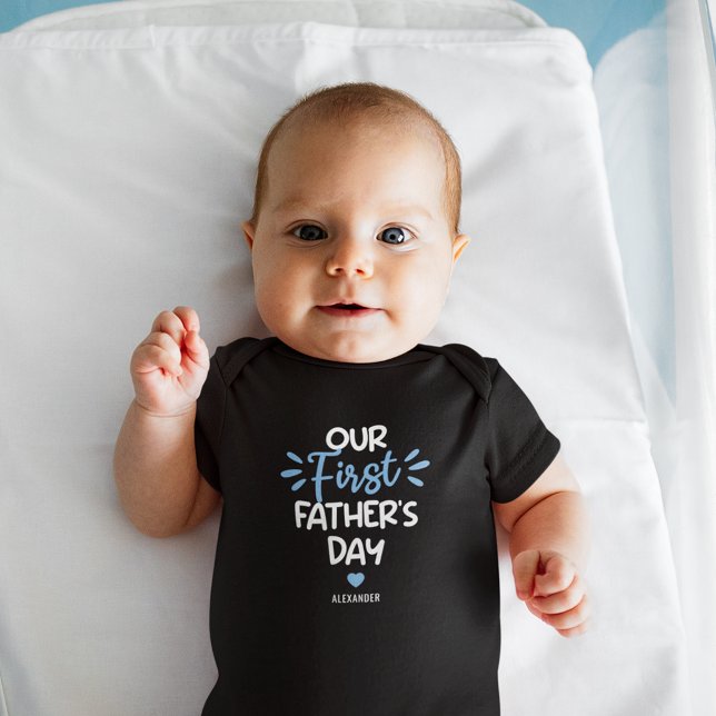 Body Para Bebé Feliz Primer Día del Padre (Subido por el creador)