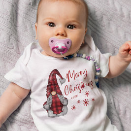 Body Para Bebé Feliz Regalo rústico de navidad en salsa de búfalo