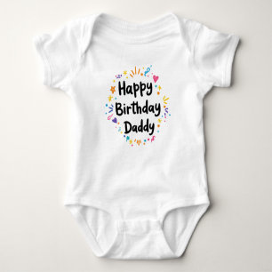 BODY PARA BEBÉ FELIZ ROPA DE BEBÉ DE CUMPLEAÑOS
