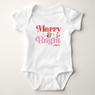 Body Para Bebé Feliz y brillante personalizado