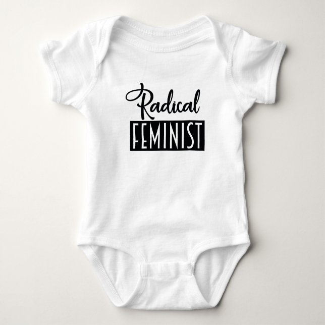 Body Para Bebé Feminista radical (Anverso)
