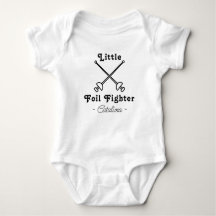 Fencing Pregnancy Announcement Little Foil Fighter