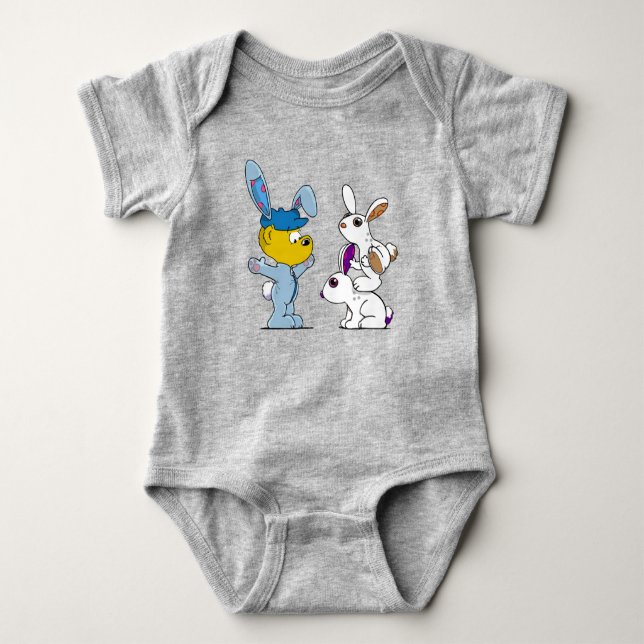 Body Para Bebé Ferald y el Bunniez (Anverso)