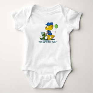 Body Para Bebé Ferald y el cumpleaños del bebé Lizard