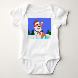 Body Para Bebé Festividad Corgi Baby Bodysuit